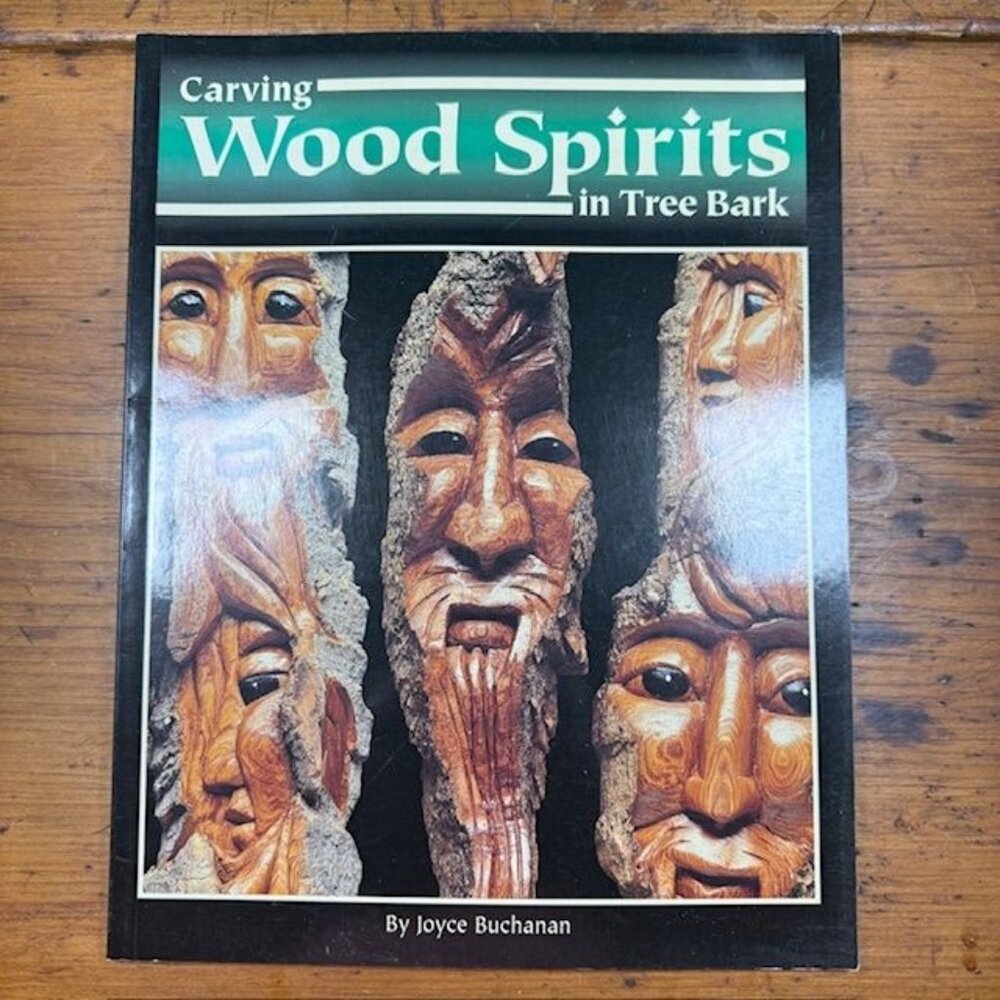 Carving Wood Spirits in Tree Bark by Joyce Buchanan - Bark Carving Patterns